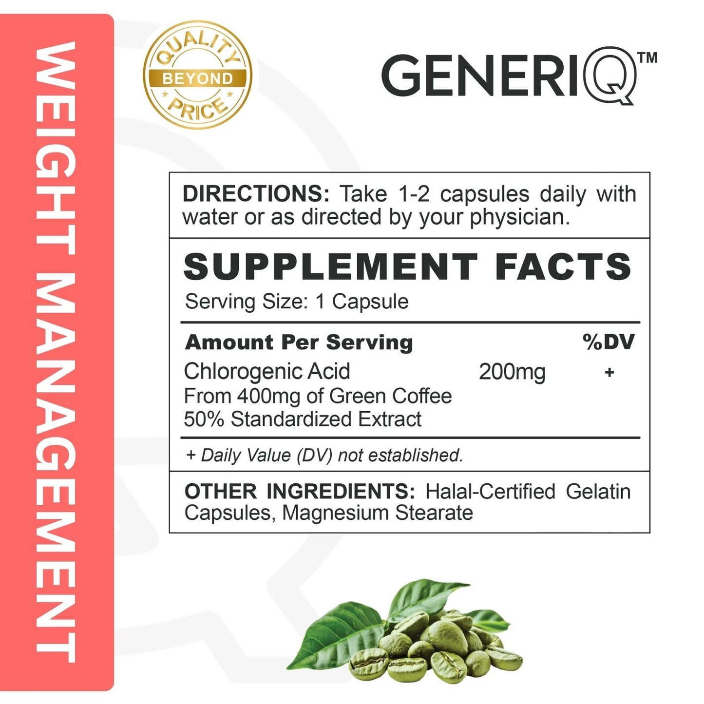 GENERIQ™ Chlorogenic Acid, 200mg