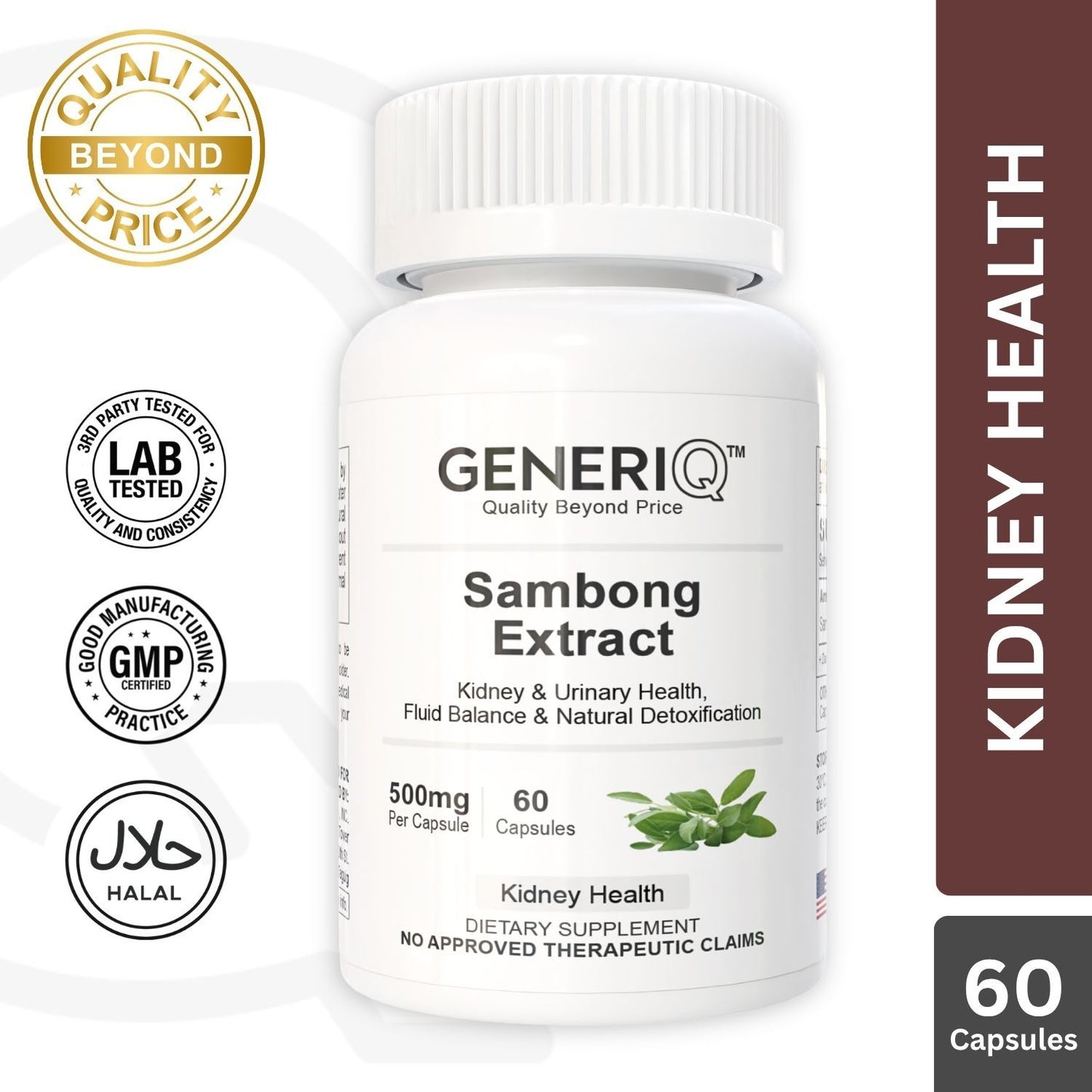 GENERIQ™ Sambong Extract, 500mg