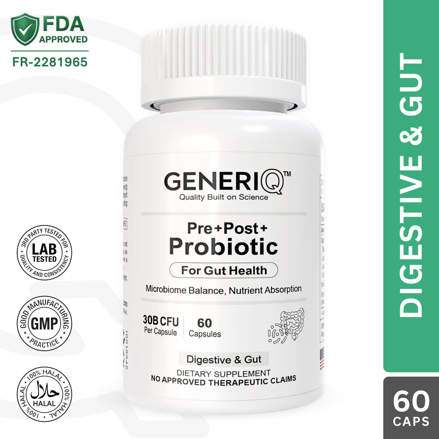 Pre+Post+Probiotic for Gut Health