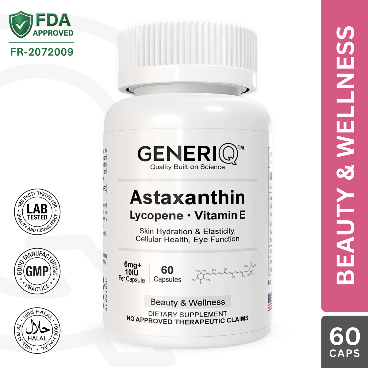 Astaxanthin + Lycopene + Vitamin E