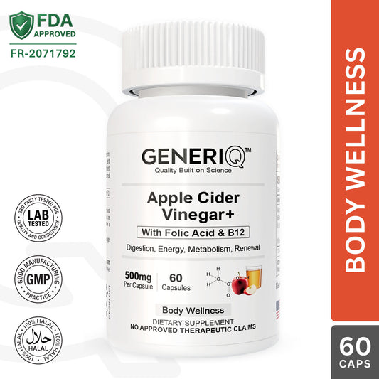 Apple Cider Vinegar+ with Folic Acid & B12
