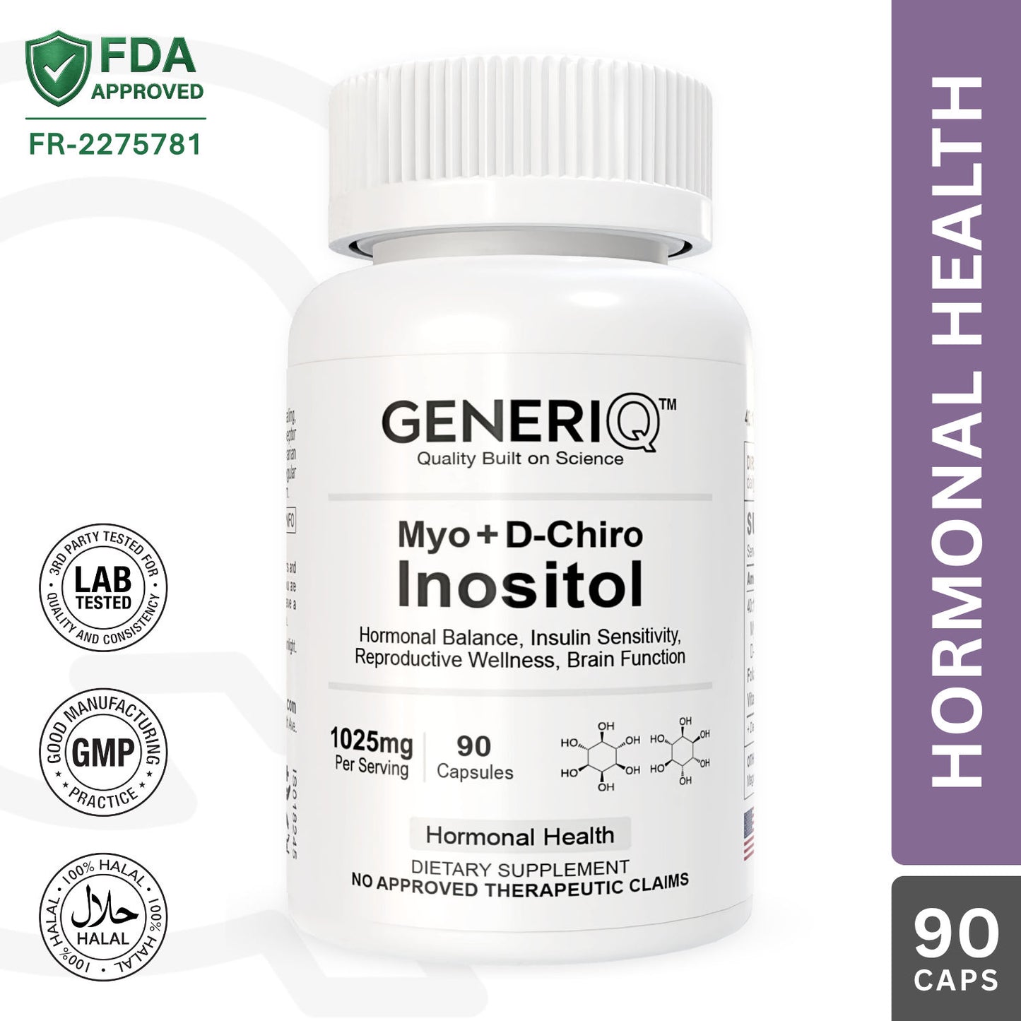 Myo + D-Chiro Inositol (40:1 Blend)