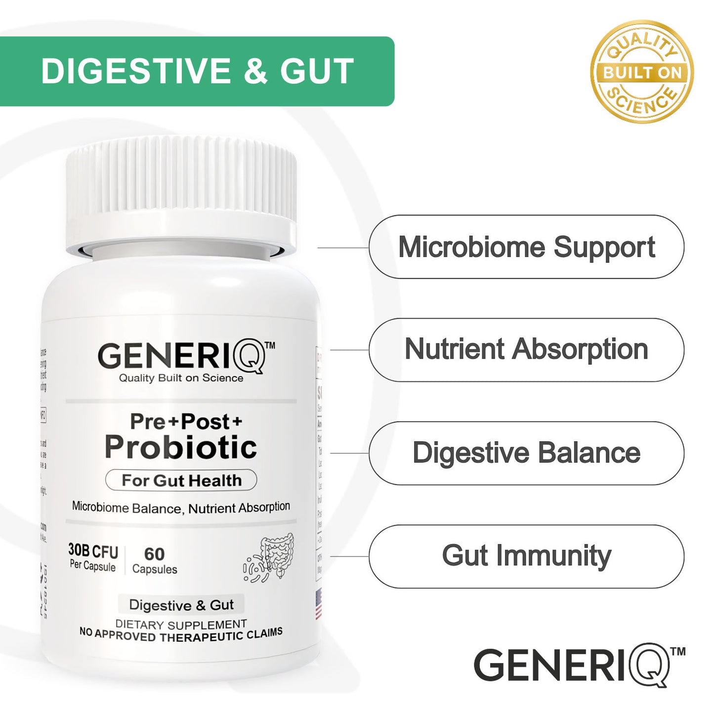 Pre+Post+Probiotic for Gut Health