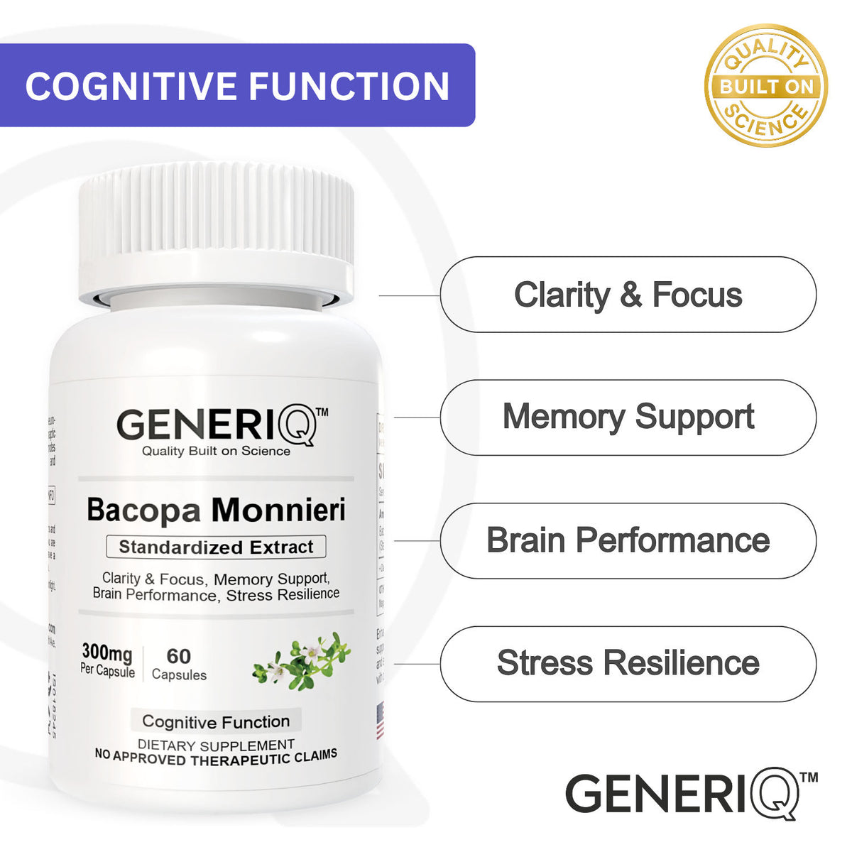 Bacopa Monnieri, Standardized Extract