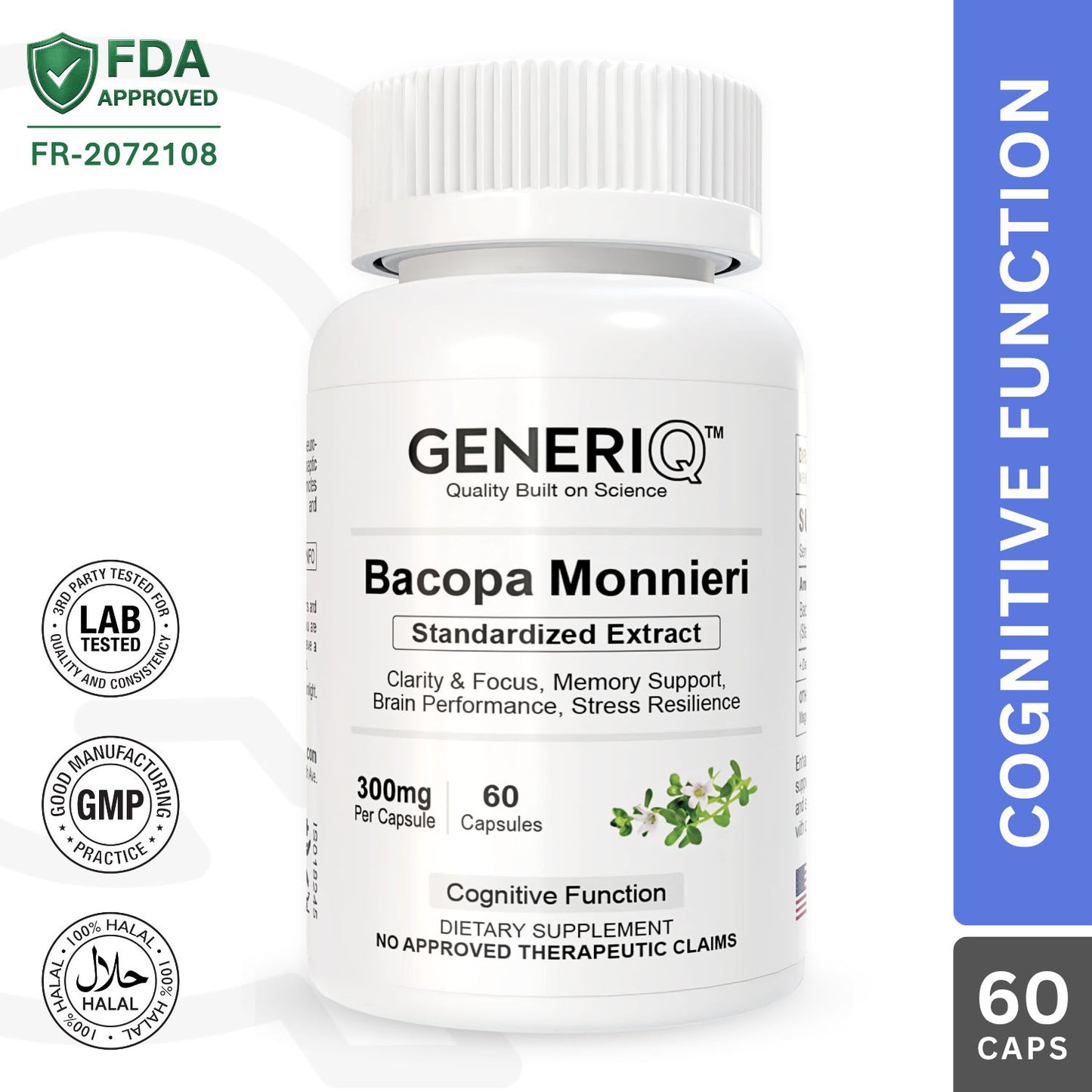 Bacopa Monnieri (Standardized Extract)