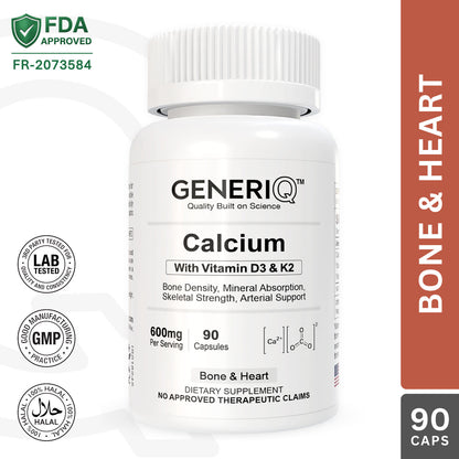 Calcium with D3 + K2