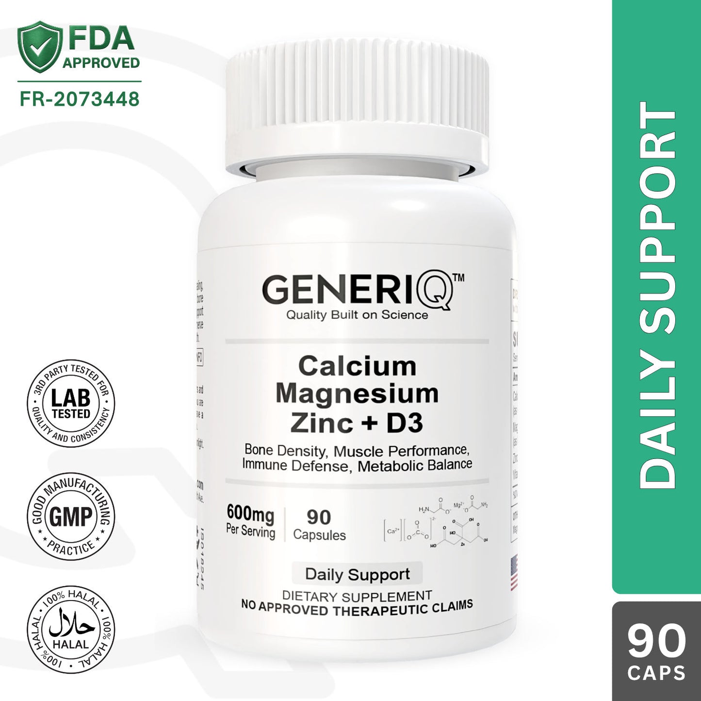 Calcium Magnesium Zinc + D3