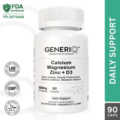 Calcium Magnesium Zinc + D3