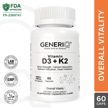 Vitamin D3 + K2