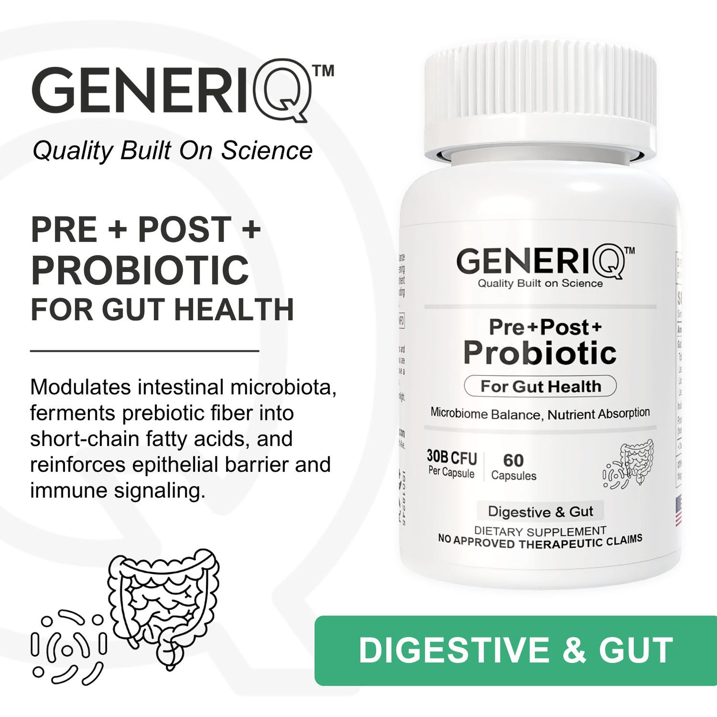 Pre+Post+Probiotic for Gut Health