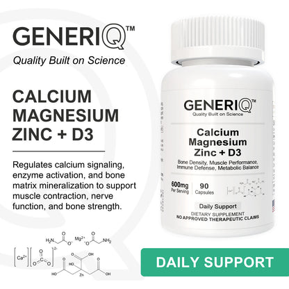 Calcium Magnesium Zinc + D3