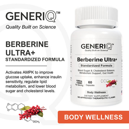 Berberine Ultra+ (Standardized Formula)