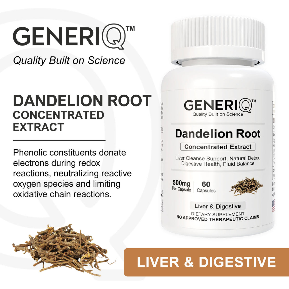 Dandelion Root, Concentrated Extract