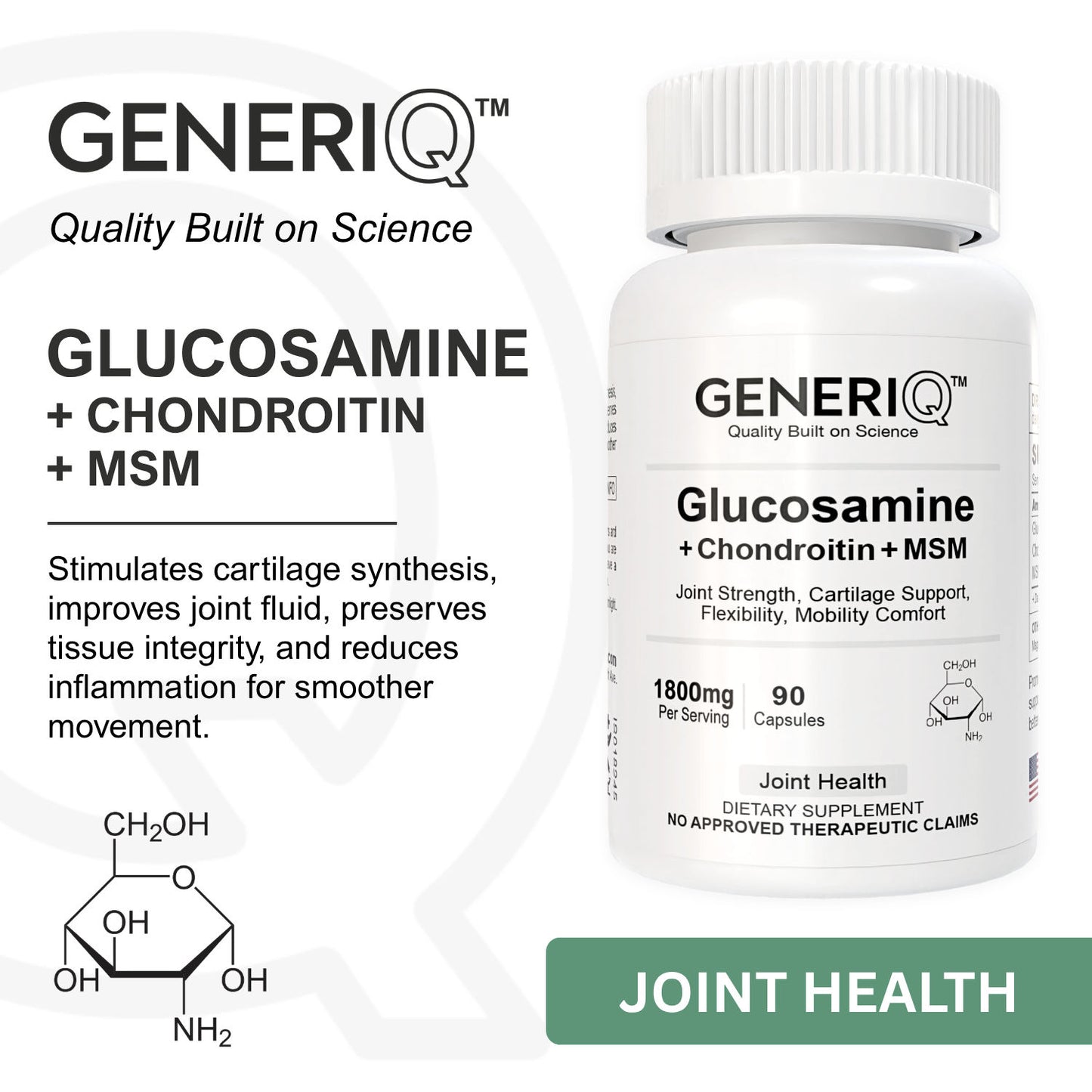 Glucosamine + Chondroitin + MSM