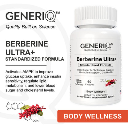 Berberine Ultra+, Standardized Formula