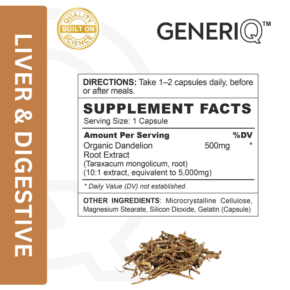 Dandelion Root, Concentrated Extract