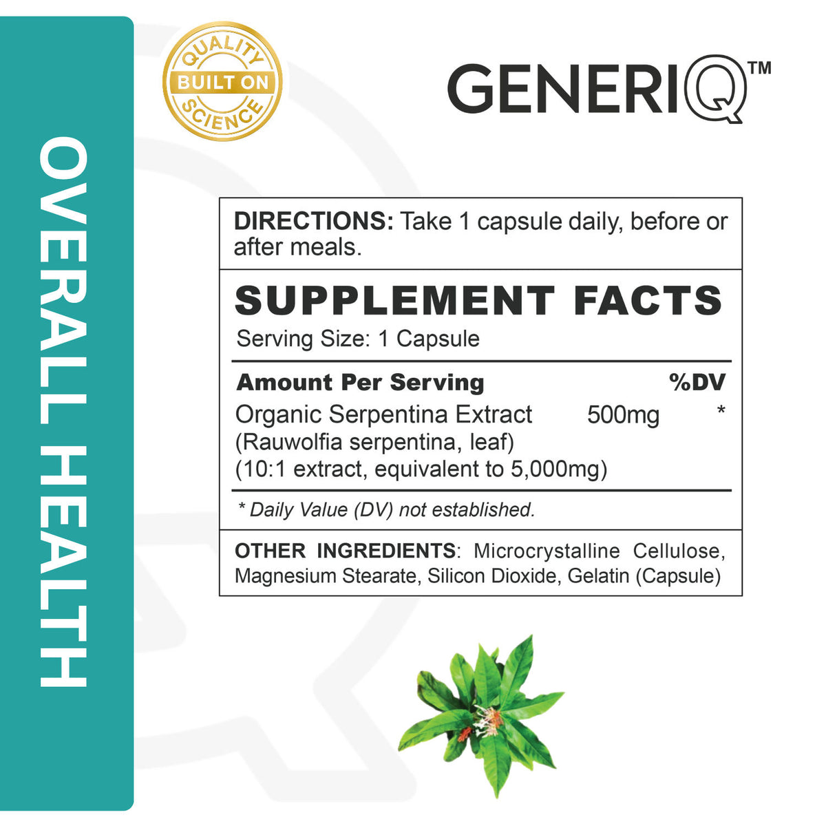 Serpentina, Concentrated Extract