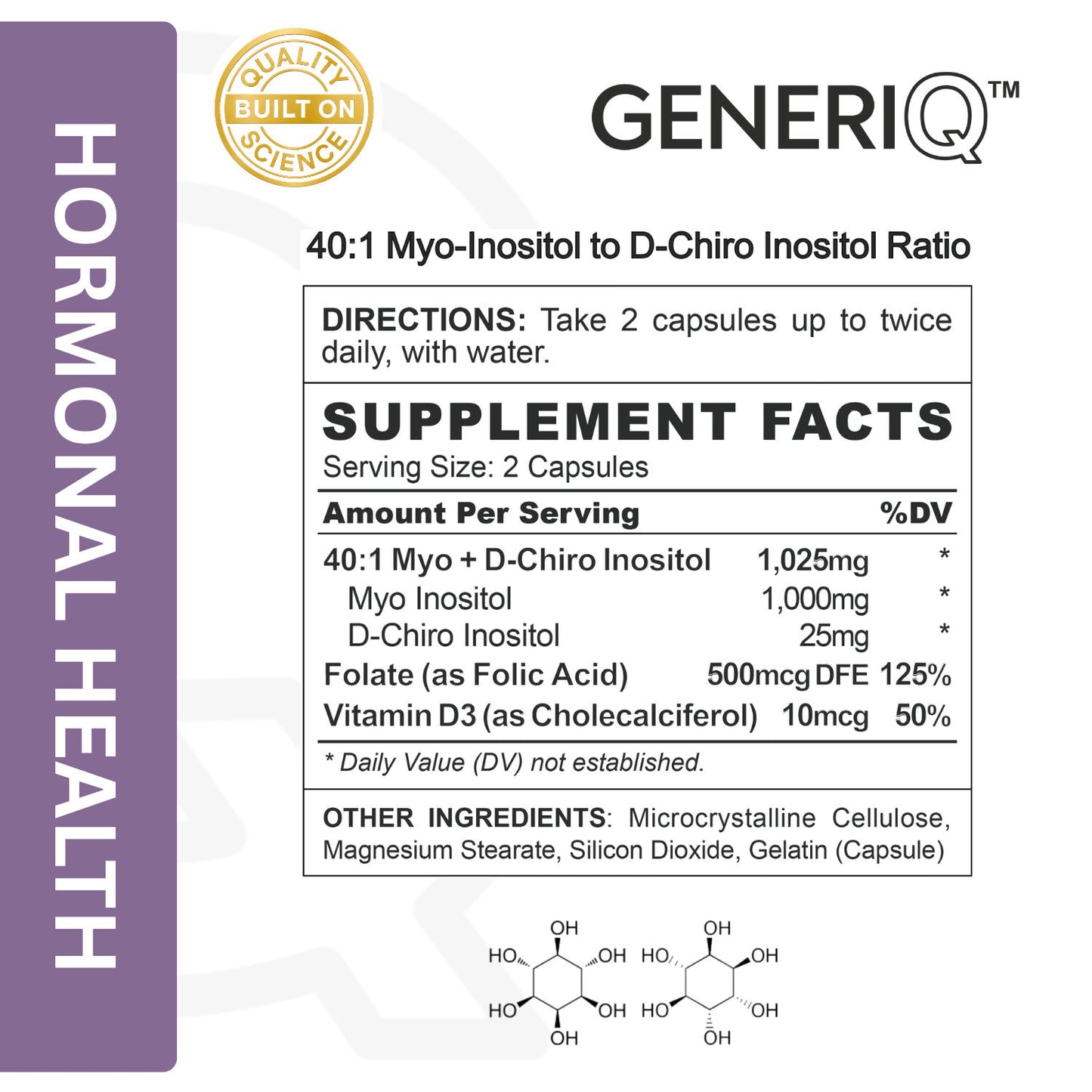 Myo + D-Chiro Inositol (40:1 Blend)