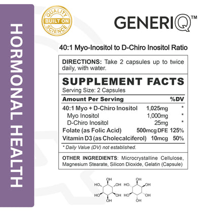 Myo + D-Chiro Inositol (40:1 Blend)