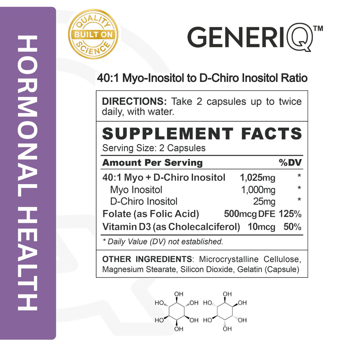 Myo + D-Chiro Inositol (40:1 Blend)