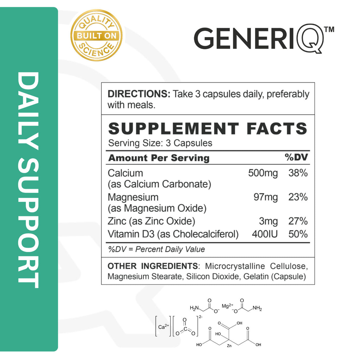 Calcium Magnesium Zinc + D3