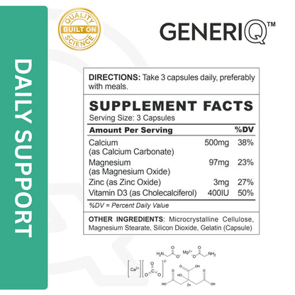 Calcium Magnesium Zinc + D3