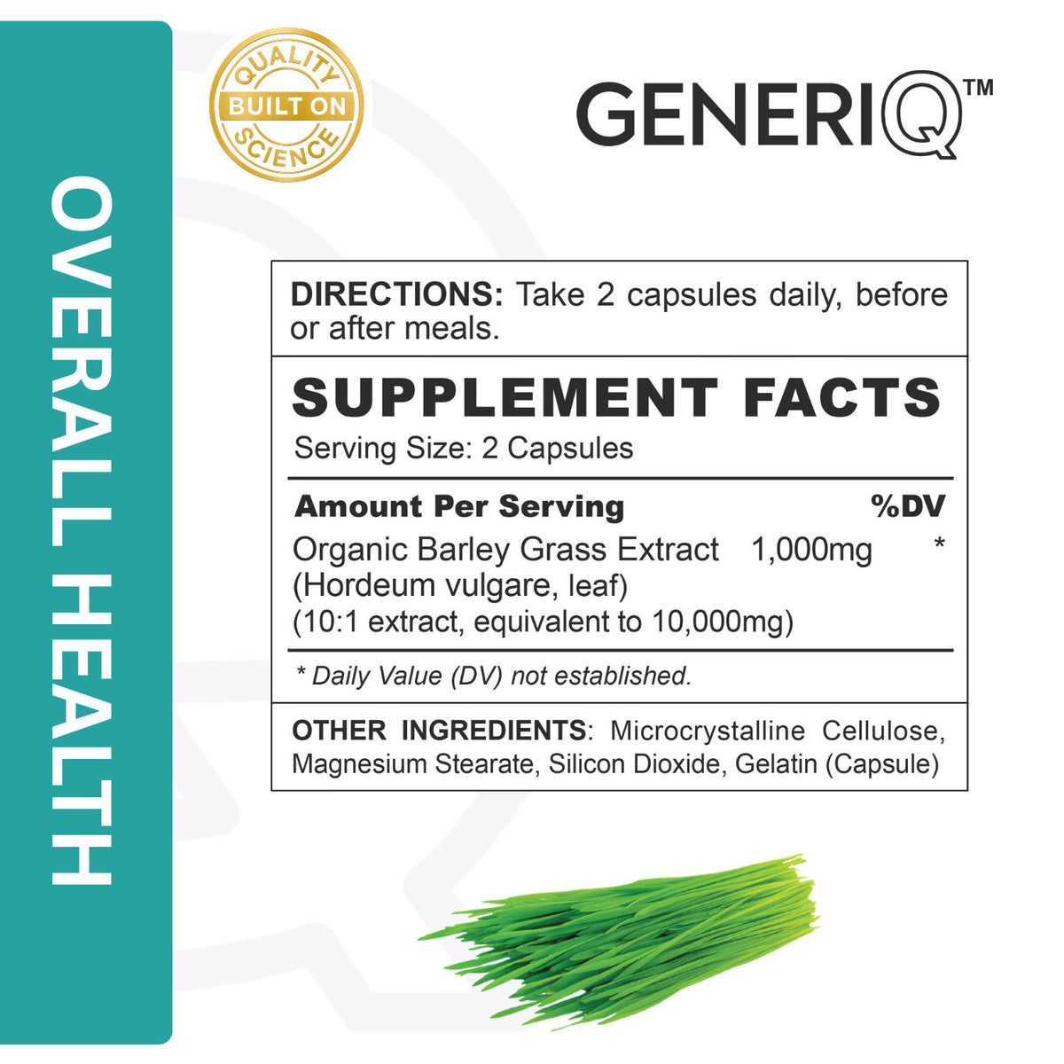 Barley Grass, Concentrated Extract