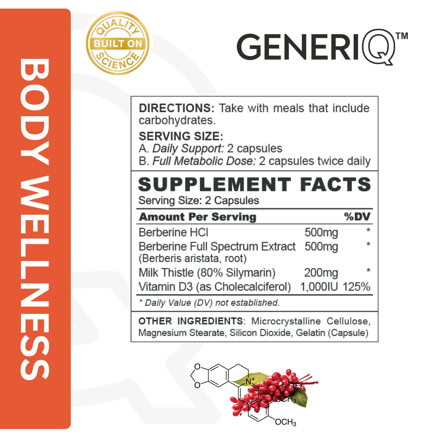 Berberine Ultra+ (Standardized Formula)