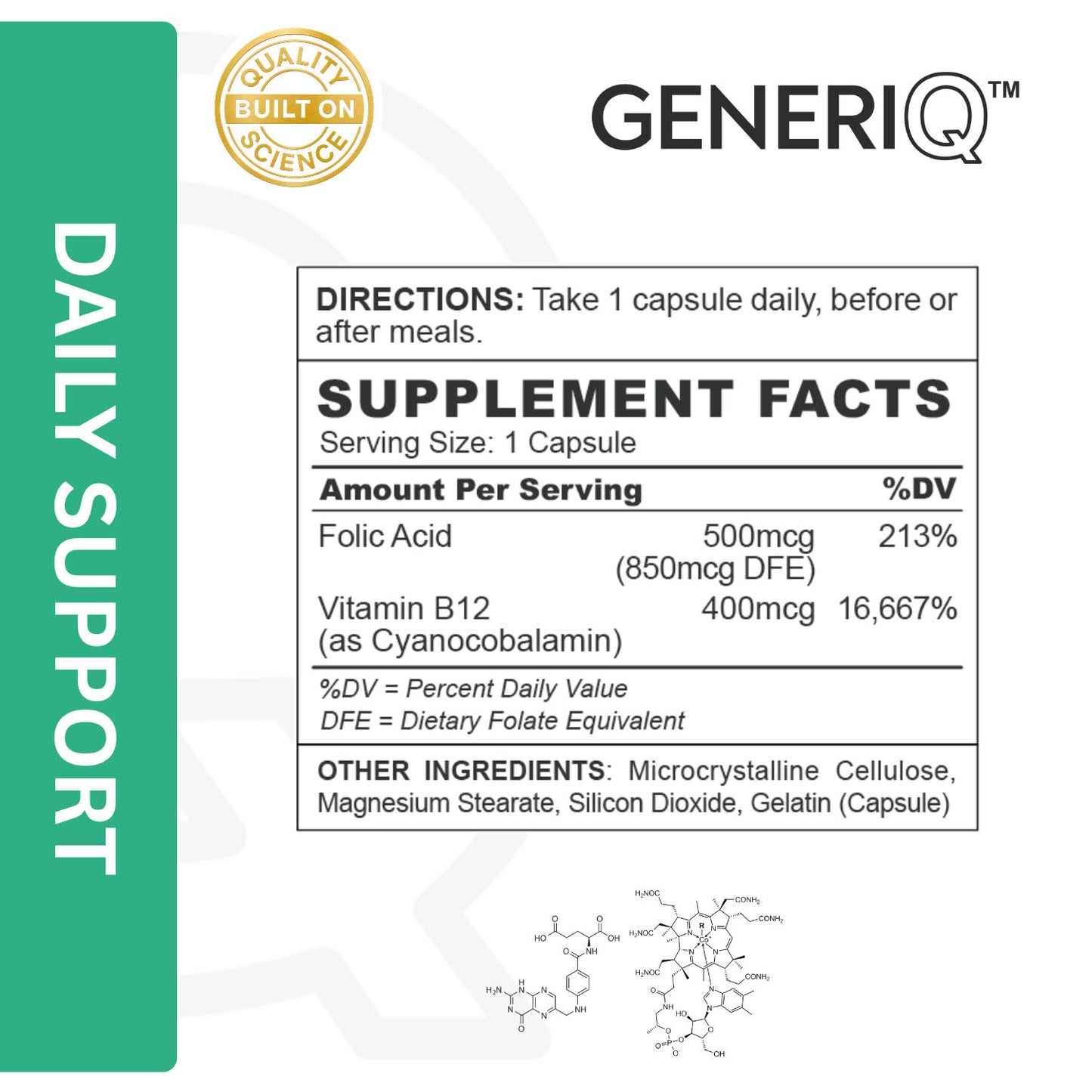 Folic Acid + Vitamin B-12