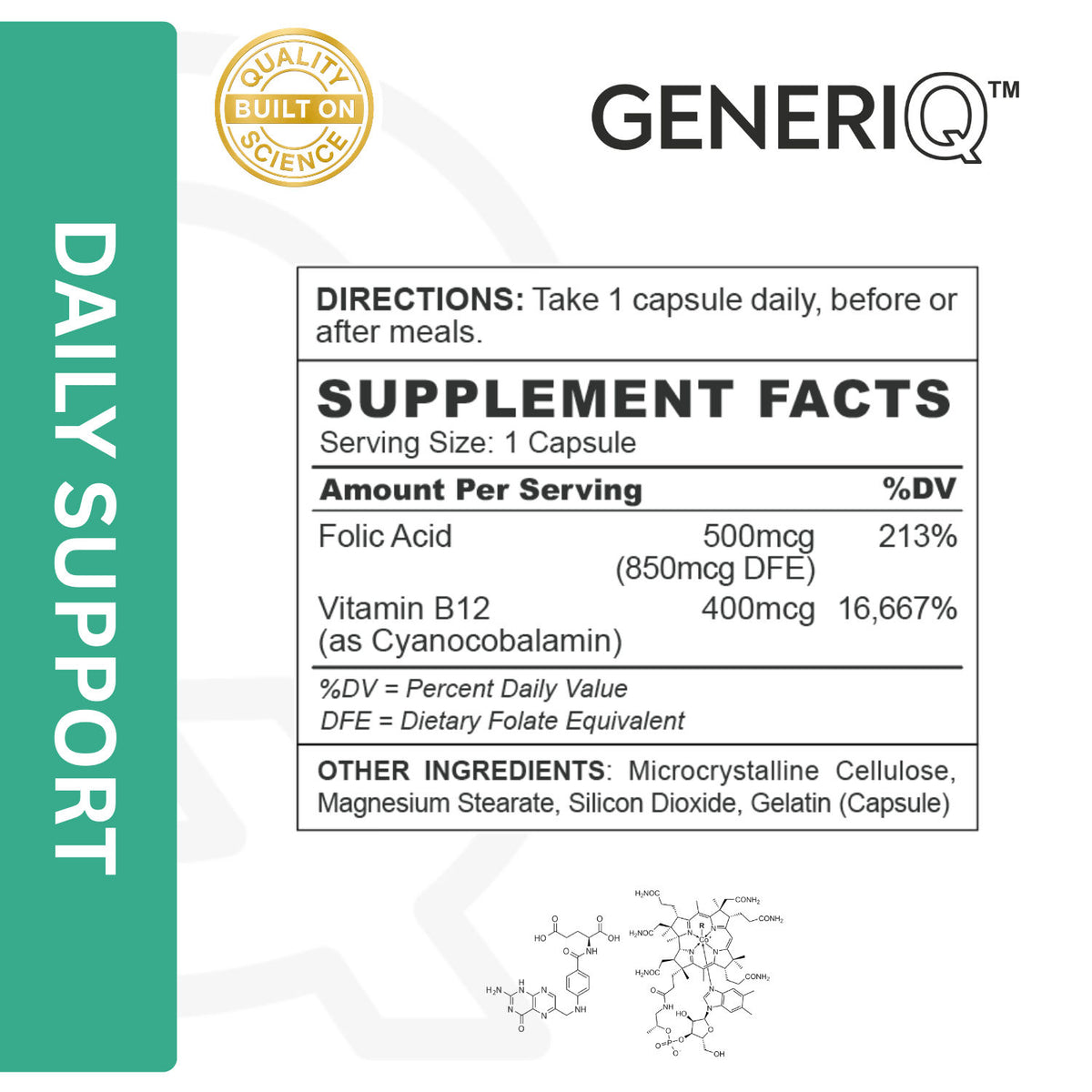 Folic Acid + Vitamin B-12