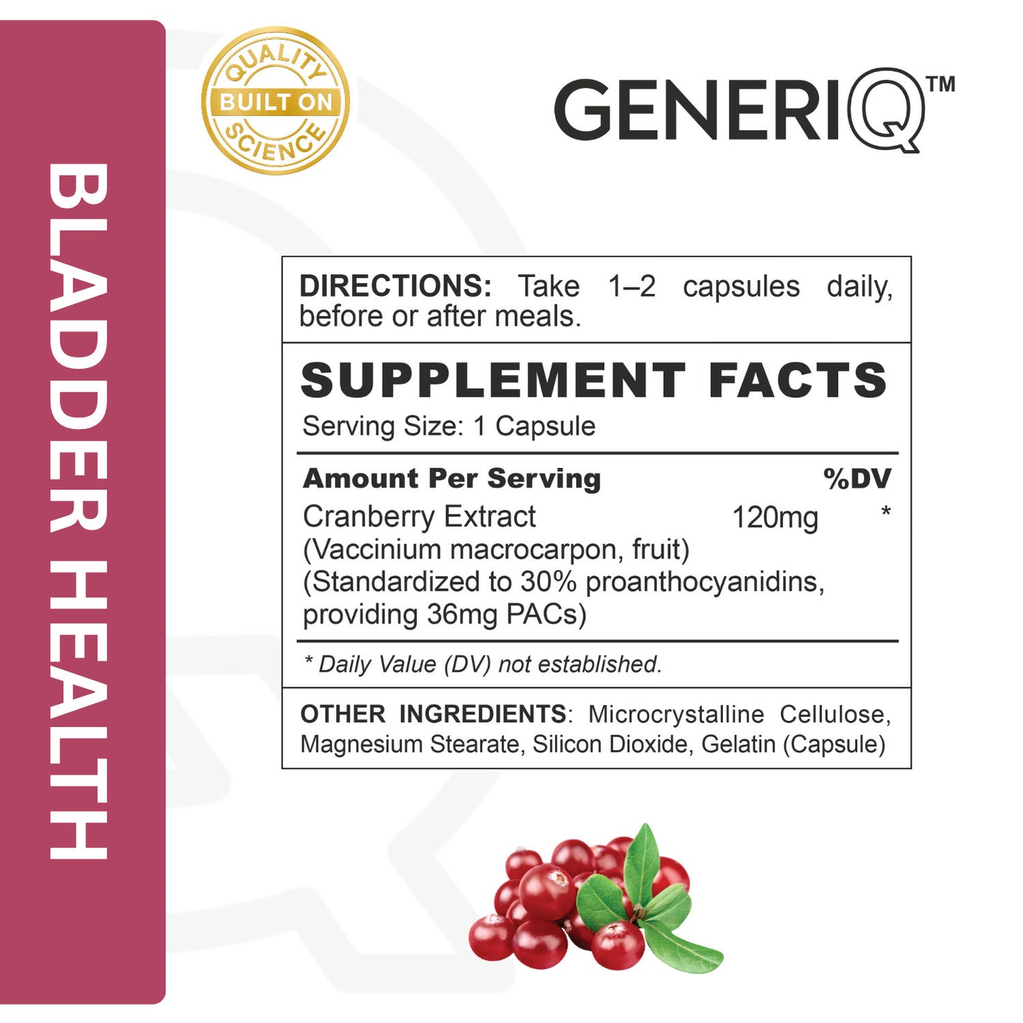 Cranberry Extract (Standardized to Proanthocyanidins)