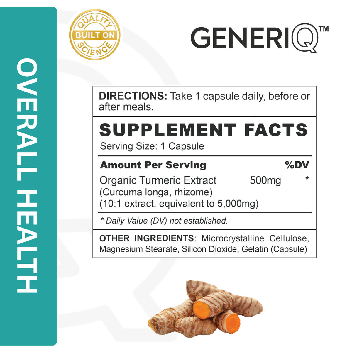 Turmeric, Concentrated Extract
