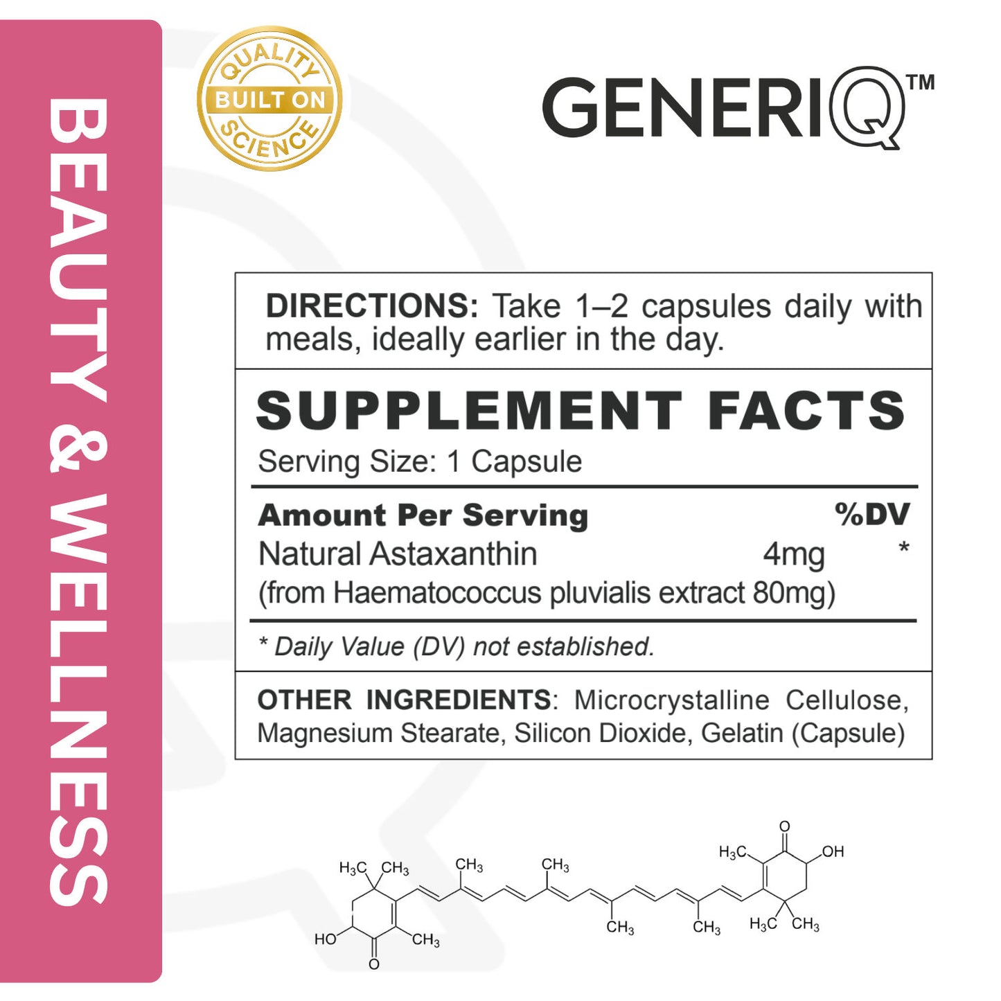 Astaxanthin (Naturally Derived)