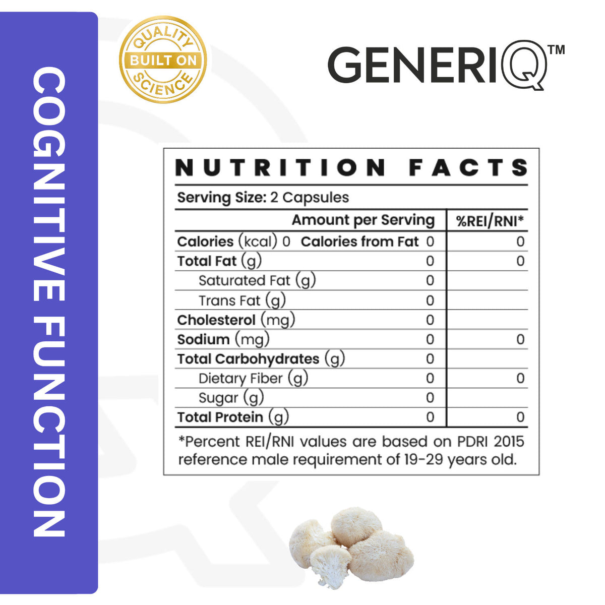 Lion’s Mane Mushroom, Concentrated Extract