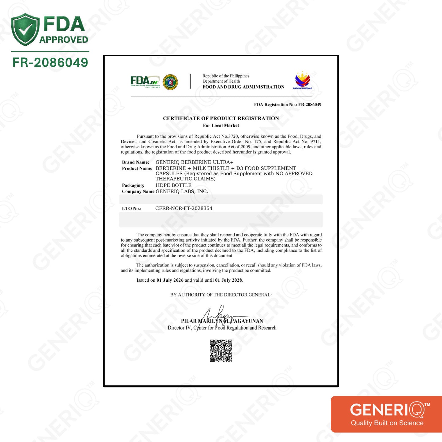 Berberine Ultra+ (Standardized Formula)
