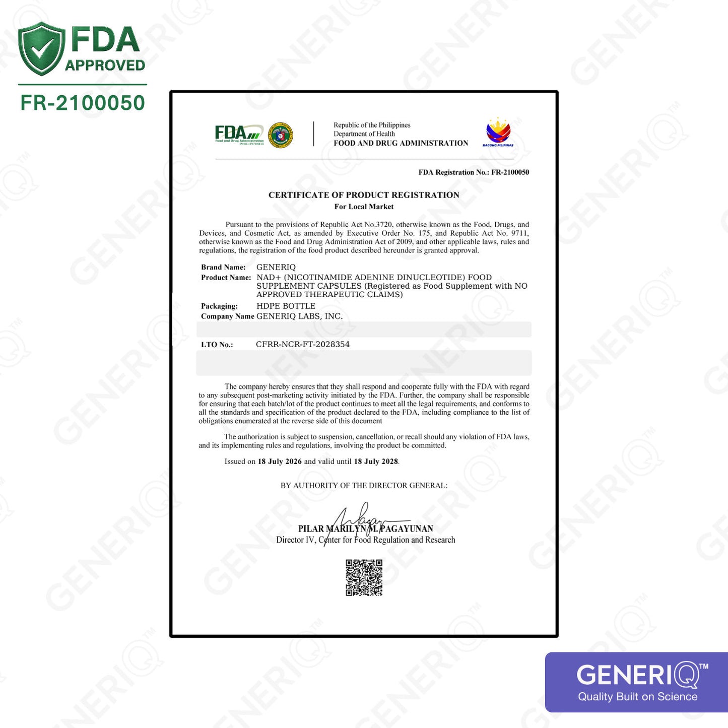 NAD+ (Nicotinamide Adenine Dinucleotide)