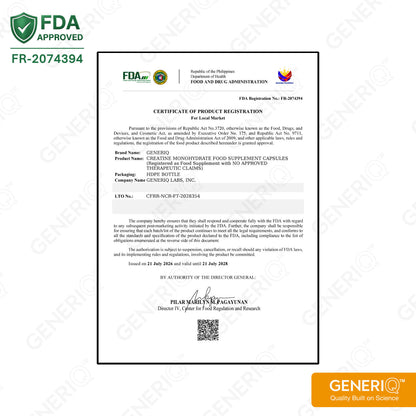 Creatine Monohyrate (Micronized Form)
