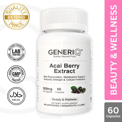 GENERIQ™ Acai Berry Extract, 500mg