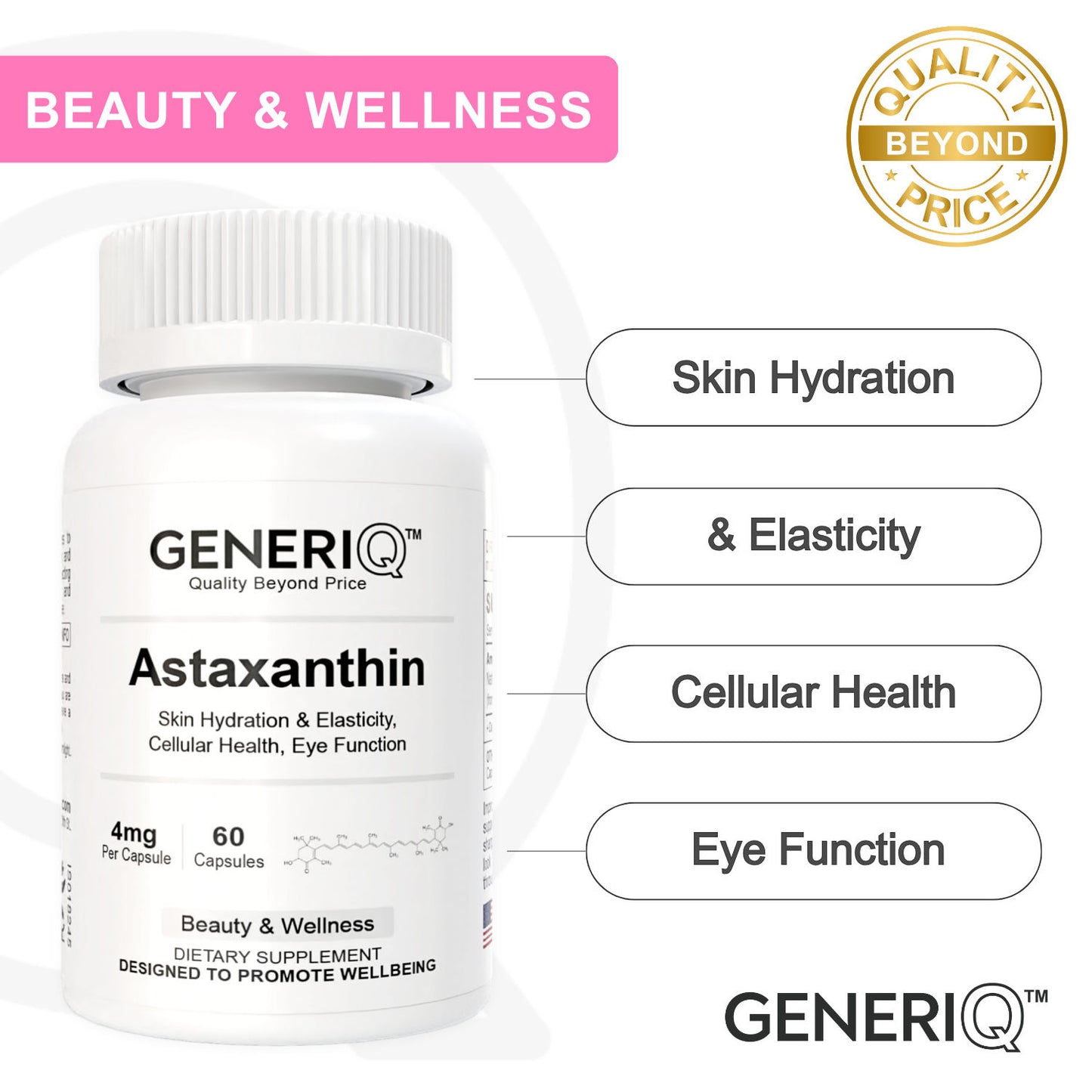 Astaxanthin, 4mg