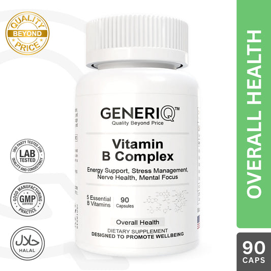 Vitamin B Complex, 5 Essential B Vitamins