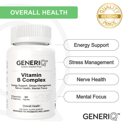 Vitamin B Complex, 5 Essential B Vitamins