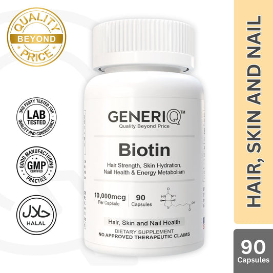 GENERIQ™ Biotin, 10000mcg