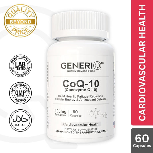 GENERIQ™ CoQ-10 (Coenzyme Q-10), 100mg