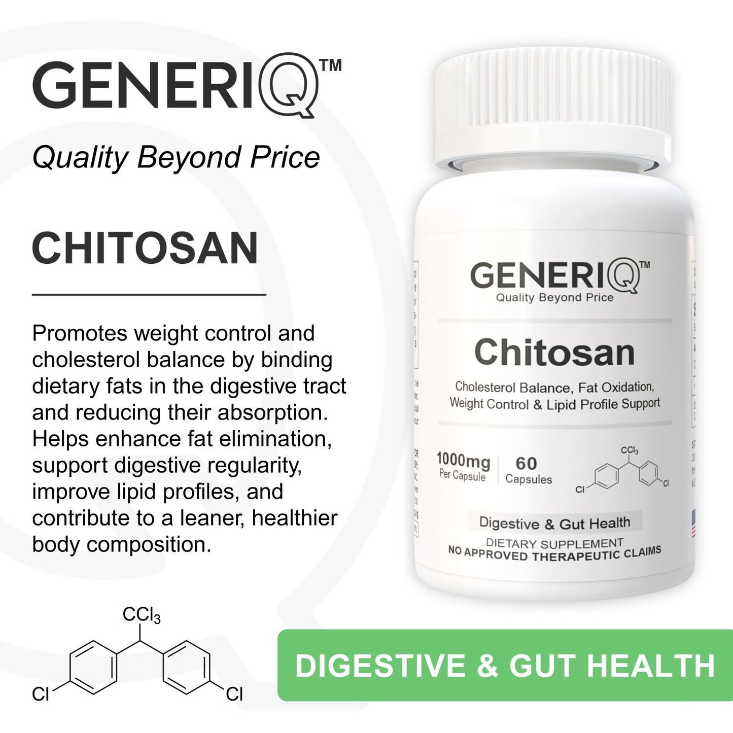 GENERIQ™ Chitosan, 1000mg