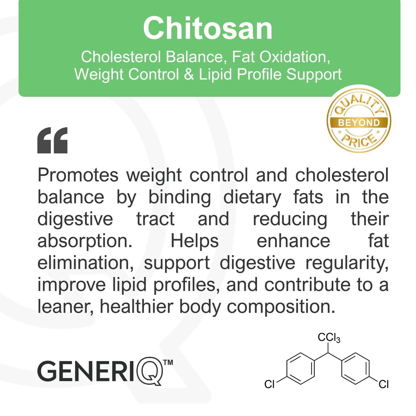 GENERIQ™ Chitosan, 1000mg