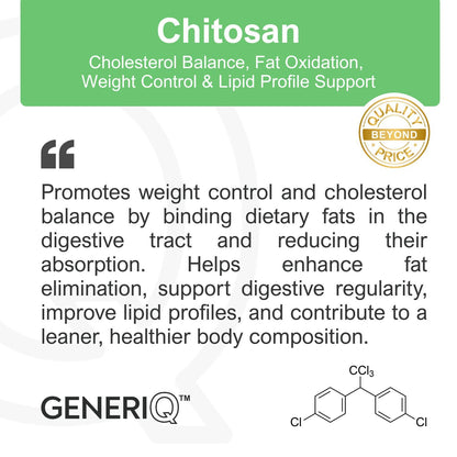 GENERIQ™ Chitosan, 1000mg
