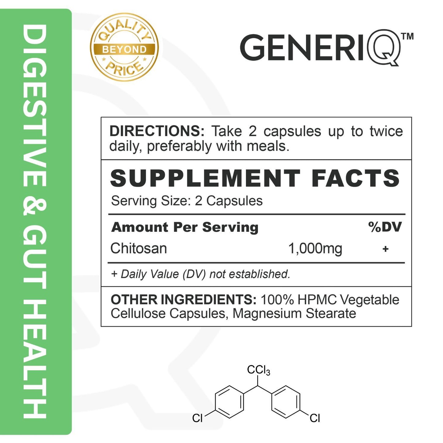 GENERIQ™ Chitosan, 1000mg