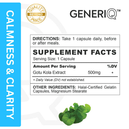 Gotu Kola Extract, 500mg