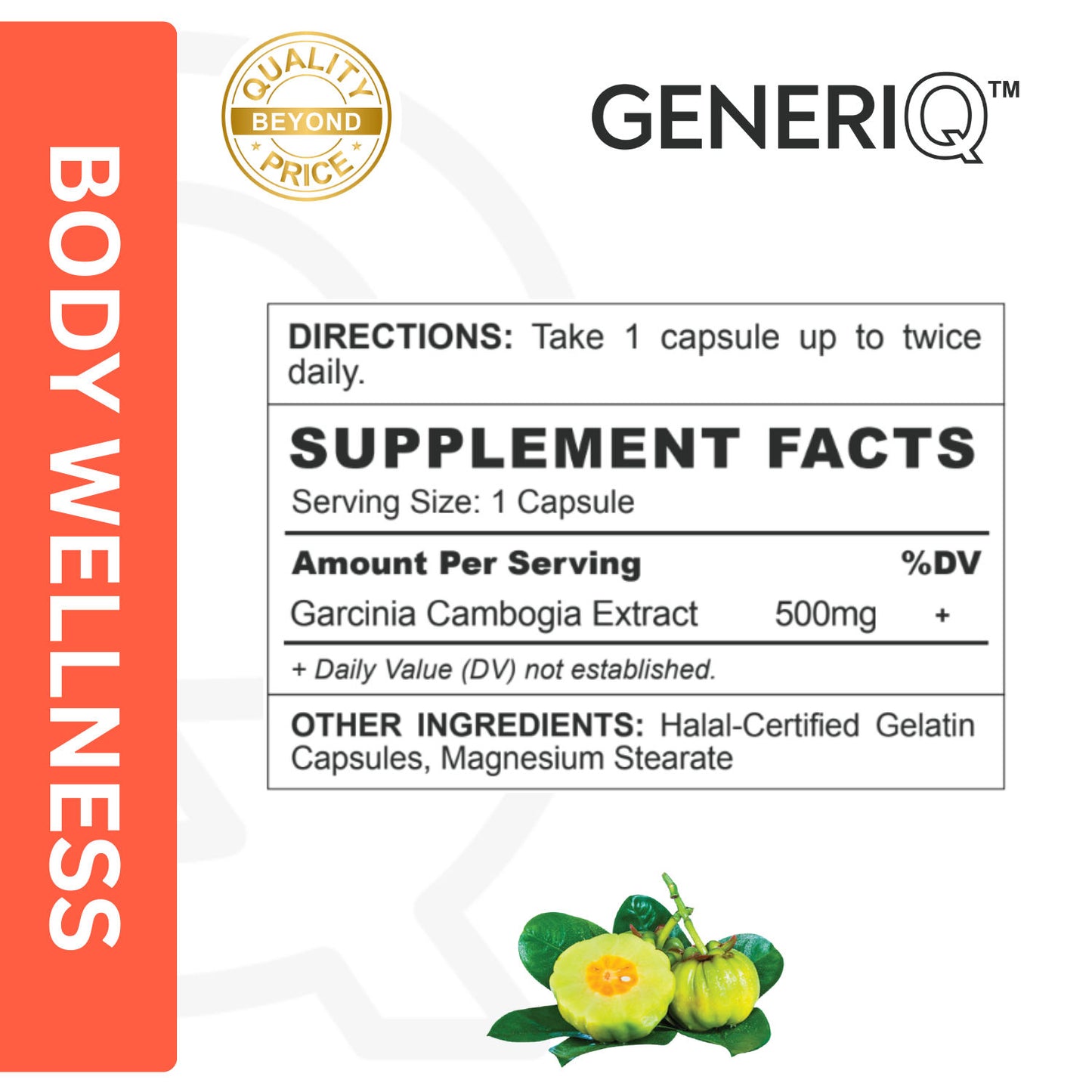 Garcinia Cambogia Extract, 500mg