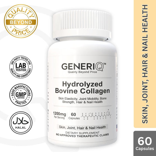 GENERIQ™ Hydrolyzed Bovine Collagen, 1200mg